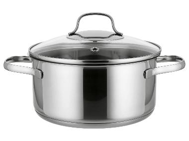 SILVERCREST® Casserole en acier inoxydable, Ø 20 cm