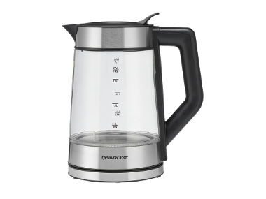 SILVERCREST® Bouilloire digitale en verre