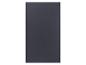 Drap plat uni, couleur anthracite foncé.