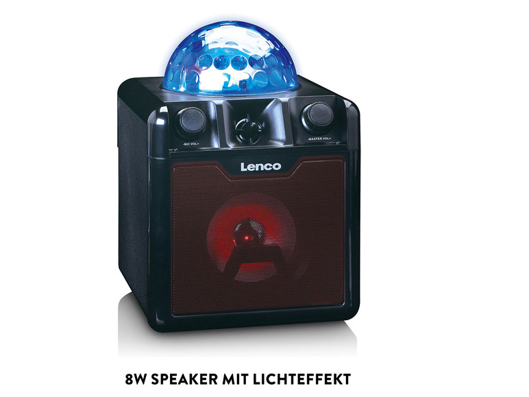 Ga naar volledige schermweergave: Lenco Karaoke systeem met microfoon & Bluetooth - afbeelding 5