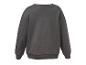 Sweat-shirt gris foncé uni, vue de dos