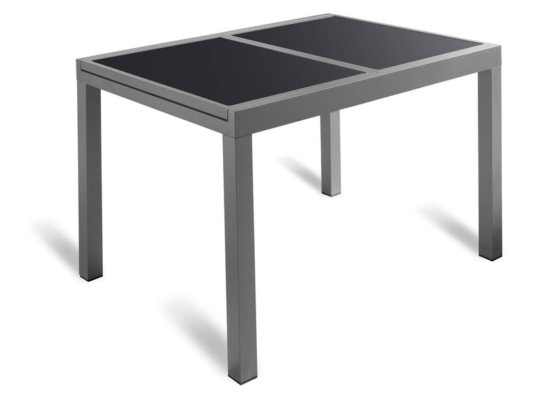 Aller en mode plein écran Set de jardin en aluminium argent/gris avec table extensible et 6 chaises Houston LIVARNO home - Photo 11