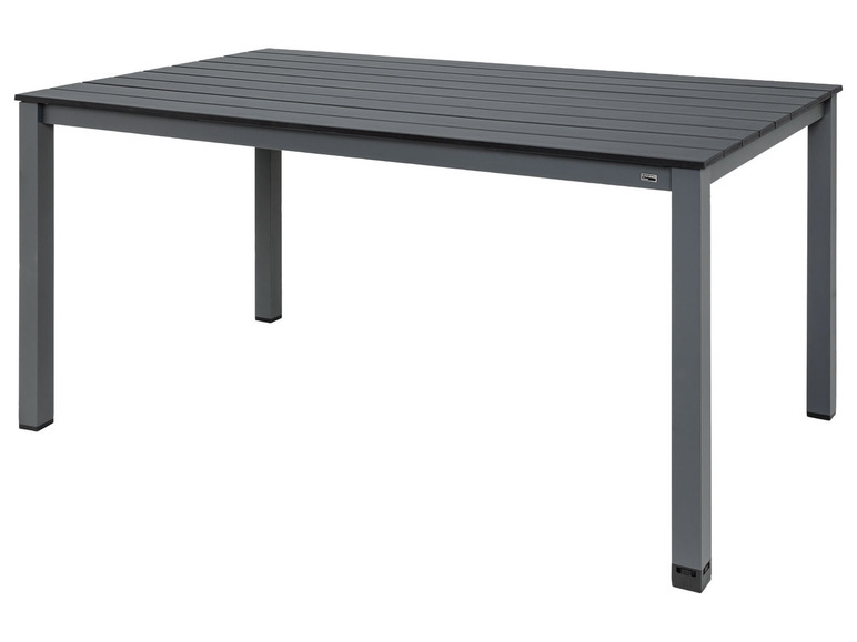 Ga naar volledige schermweergave: Tuintafel aluminium grijs LIVARNO home Valencia - afbeelding 1