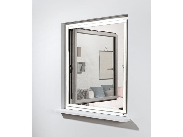 Aller en mode plein écran LIVARNO home Moustiquaire extensible pour fenêtre, max. 120 x 140 cm - Photo 10