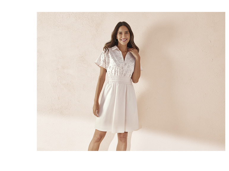 Aller en mode plein écran esmara® Robe avec broderie ajourée - Photo 8