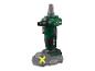 Een groene Parkside X20V Team accu-bandenslang.