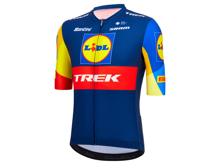 Santini Team Lidl-Trek 2024 Fietsshirt voor heren | Lidl