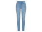 Lichtblauwe skinny jeans voor dames.