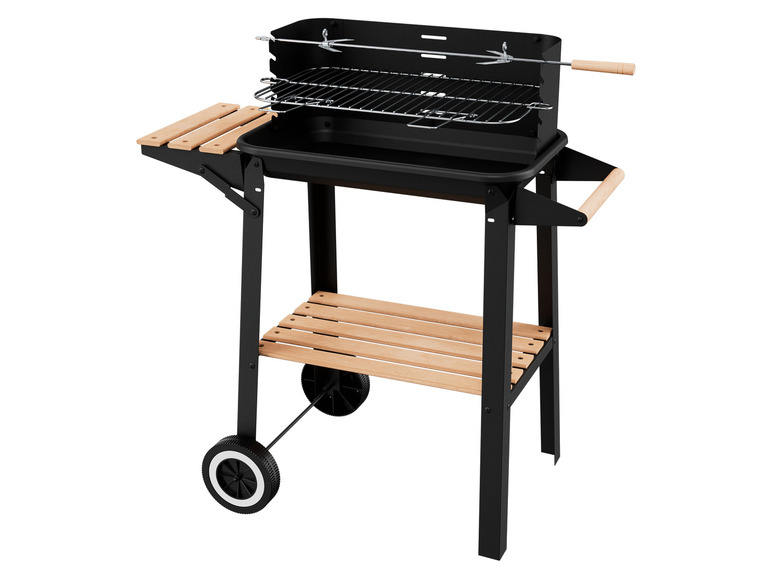 Ga naar volledige schermweergave: Barbecuewagen houtskool GRILLMEISTER - afbeelding 1