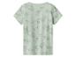 Lichtgroen kinder T-shirt met skateboardpatroon