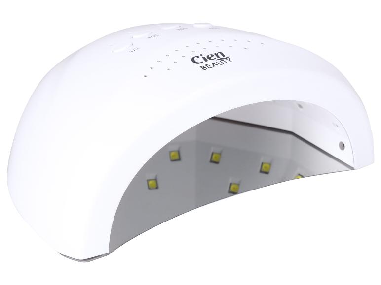 Séchoir à ongles UV/LED blanc avec réglages de temps 1/2, 10s, 30s, 60s et 90s