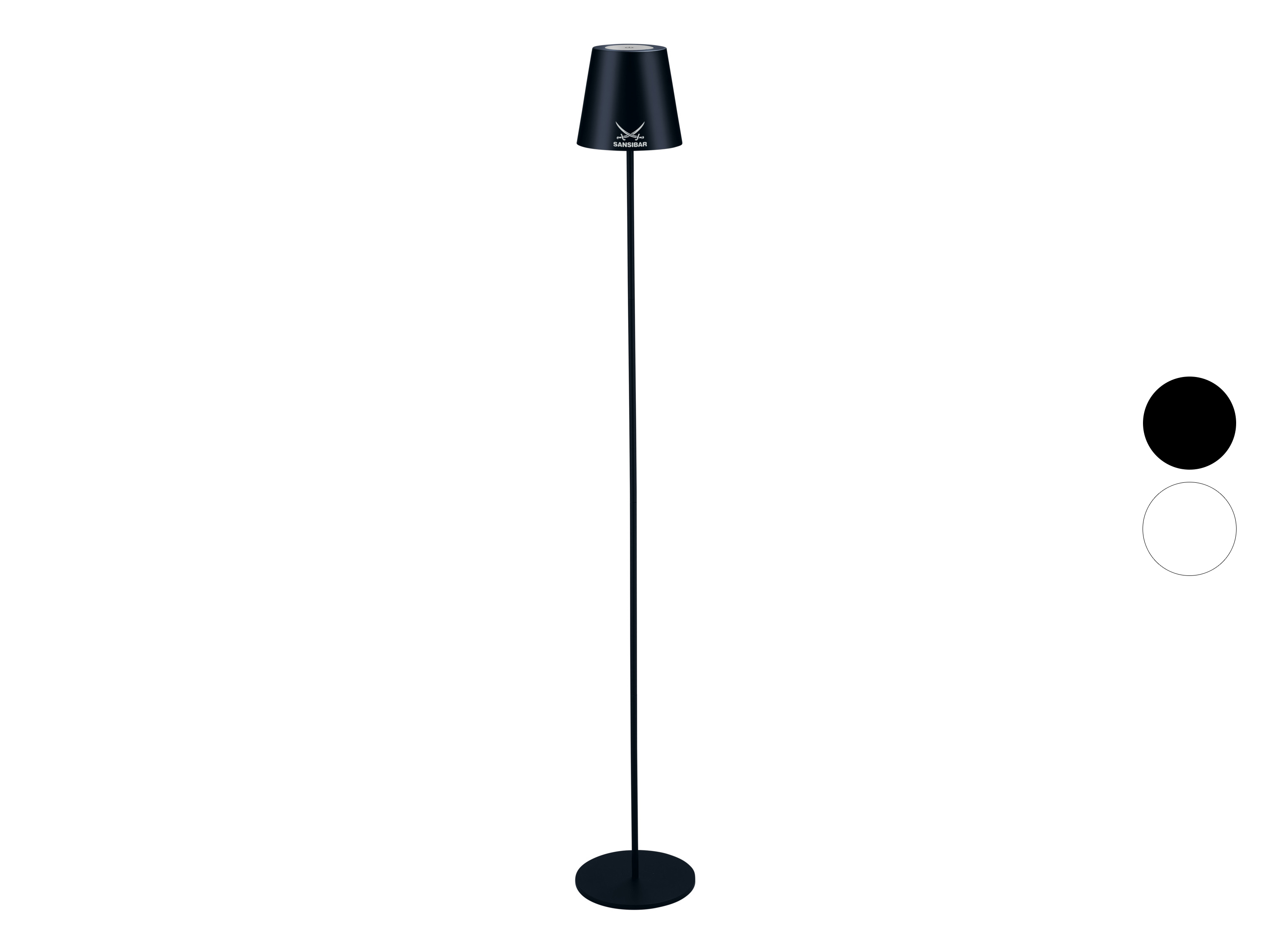 LED-accuvloerlamp met accu en touchdimmer SANSIBAR