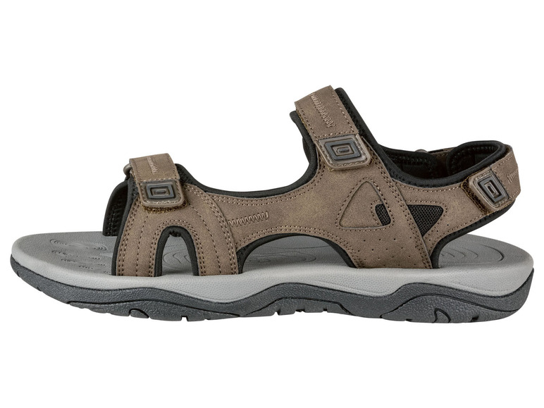 Ga naar volledige schermweergave: CRIVIT Heren Trekking Sandalen met verstelbare klittenband bevestigingen - afbeelding 3
