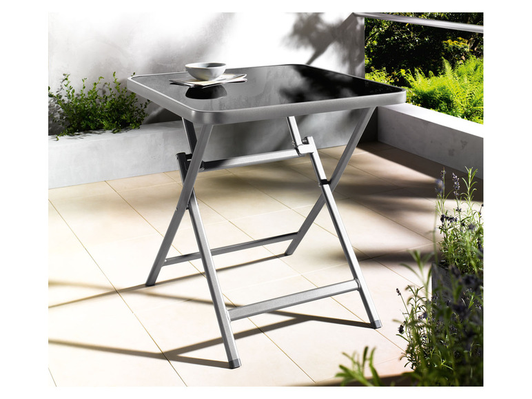 Aller en mode plein écran LIVARNO home Table pliante en aluminium »Houston« - Photo 2