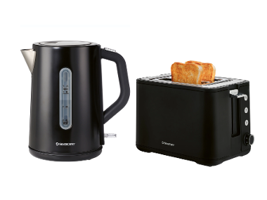 SILVERCREST® Bouilloire et grille-pain, noir