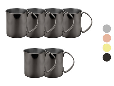 ECHTWERK Set de tasses Moscow Mule en acier inoxydable
