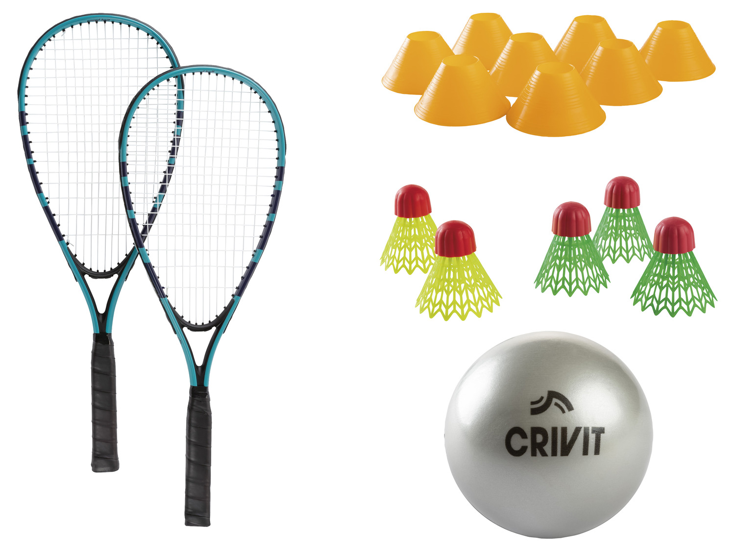 CRIVIT Set de speed badminton, 2 joueurs Lidl.be