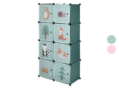 LUPILU® Étagère modulable pour enfants, 74 x 36 x 144 cm