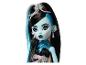 Poupée Monster High Frankie Stein avec cheveux noirs et bleus, yeux différents et accessoires métalliques