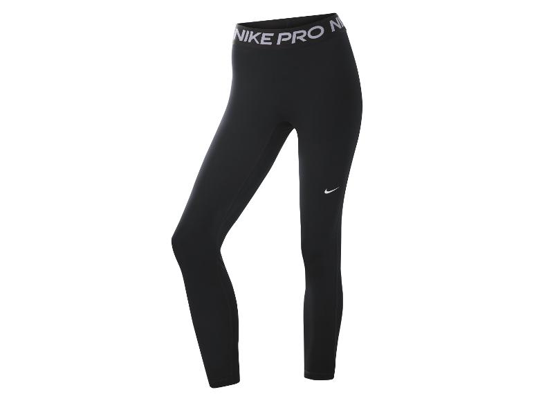 Legging de sport noir pour femme avec ceinture blanche et petit logo