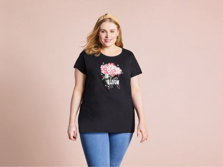 Ga naar volledige schermweergave: esmara® Katoenen t-shirt met ronde hals - afbeelding 11