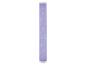 Lampe cylindrique violette avec un motif d'étoiles et de points blancs.