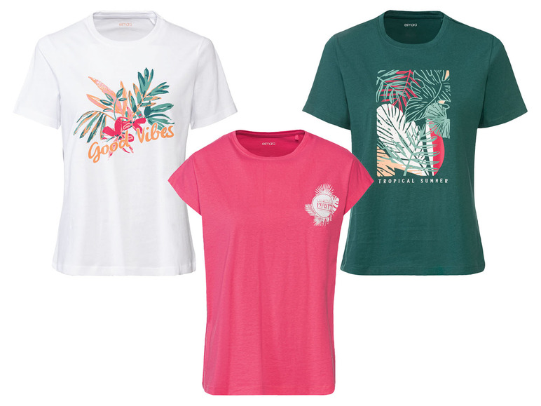 Ga naar volledige schermweergave: esmara Katoenen T-shirt met print - afbeelding 1