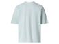 T-shirt bleu clair à manches courtes, vue de dos