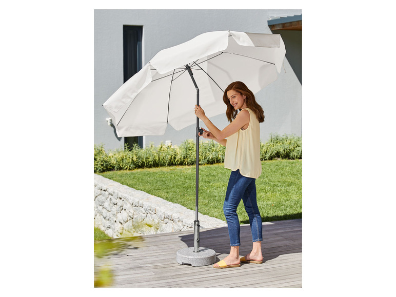 Aller en mode plein écran LIVARNO home Pied de parasol en granit, rond - Photo 3