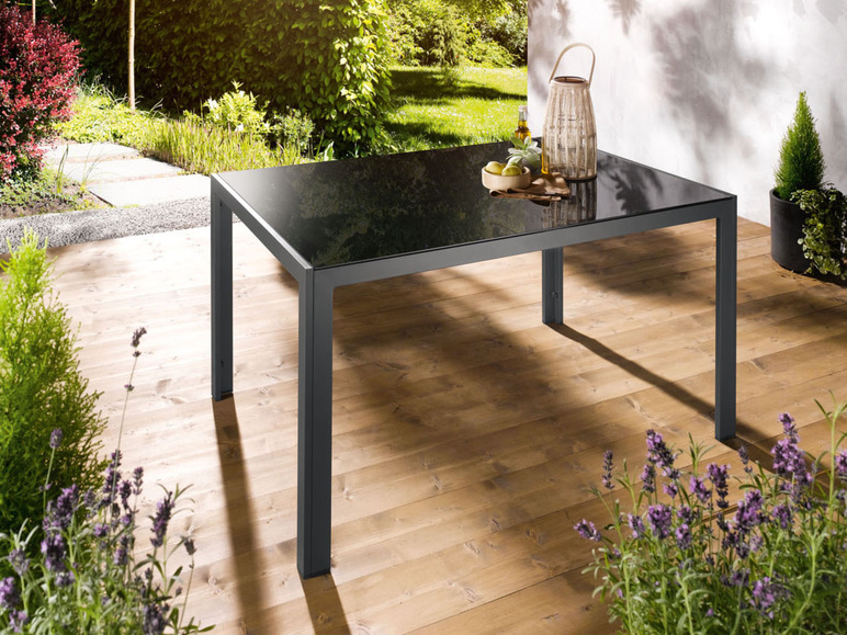 Ga naar volledige schermweergave: LIVARNO home Aluminium tuintafel »Toronto«, omkeerbaar tafelblad - afbeelding 2