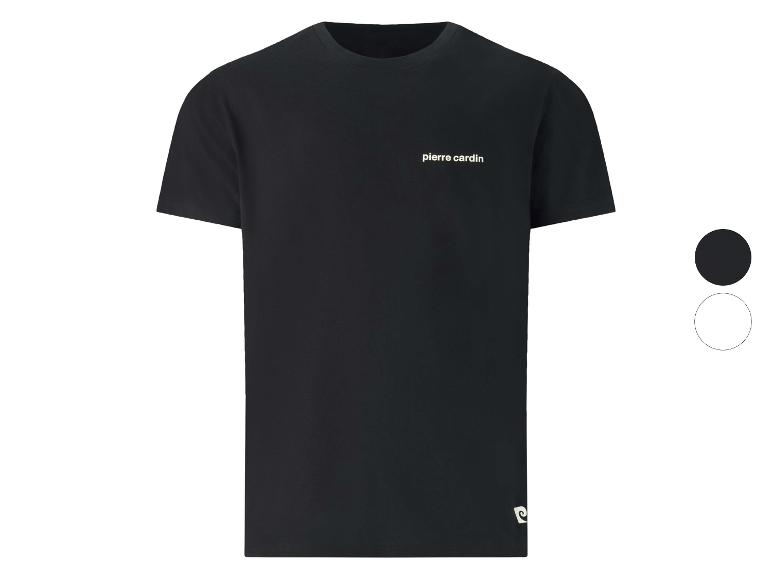 Zwart T-shirt met korte mouwen en een klein logo rechtsonder.