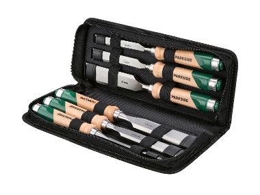 PARKSIDE® Set de ciseaux à bois, 6 pièces