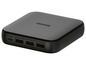 Een zwarte Tronic powerbank met 4 USB-poorten en een PD 45W-poort.