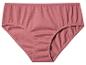 Een roze katoenen slip met hoge taille.