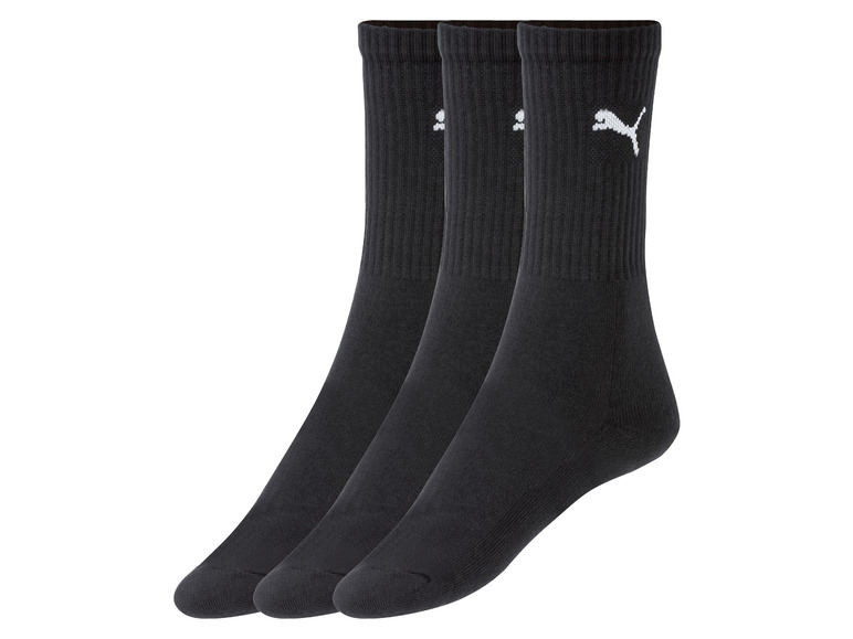 Aller en mode plein écran Puma Set de 3 paires de chaussettes en un mélange de coton - Photo 2