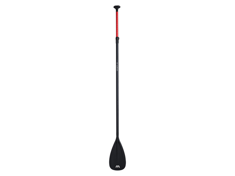 Une pagaie noire ajustable pour le paddleboard.