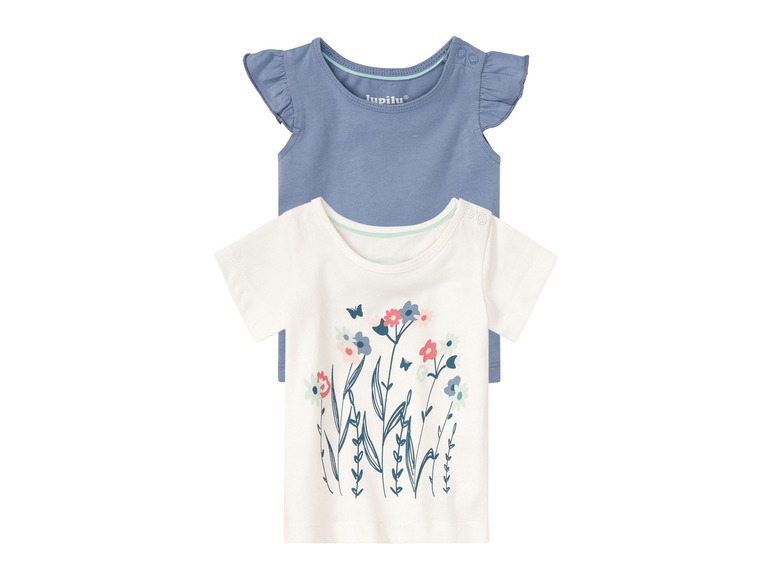 Ga naar volledige schermweergave: lupilu® Set van 2 biokatoenen T-shirts met korte mouwen - afbeelding 3