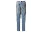 Lichte herenjeans met rechte pijpen, achteraanzicht