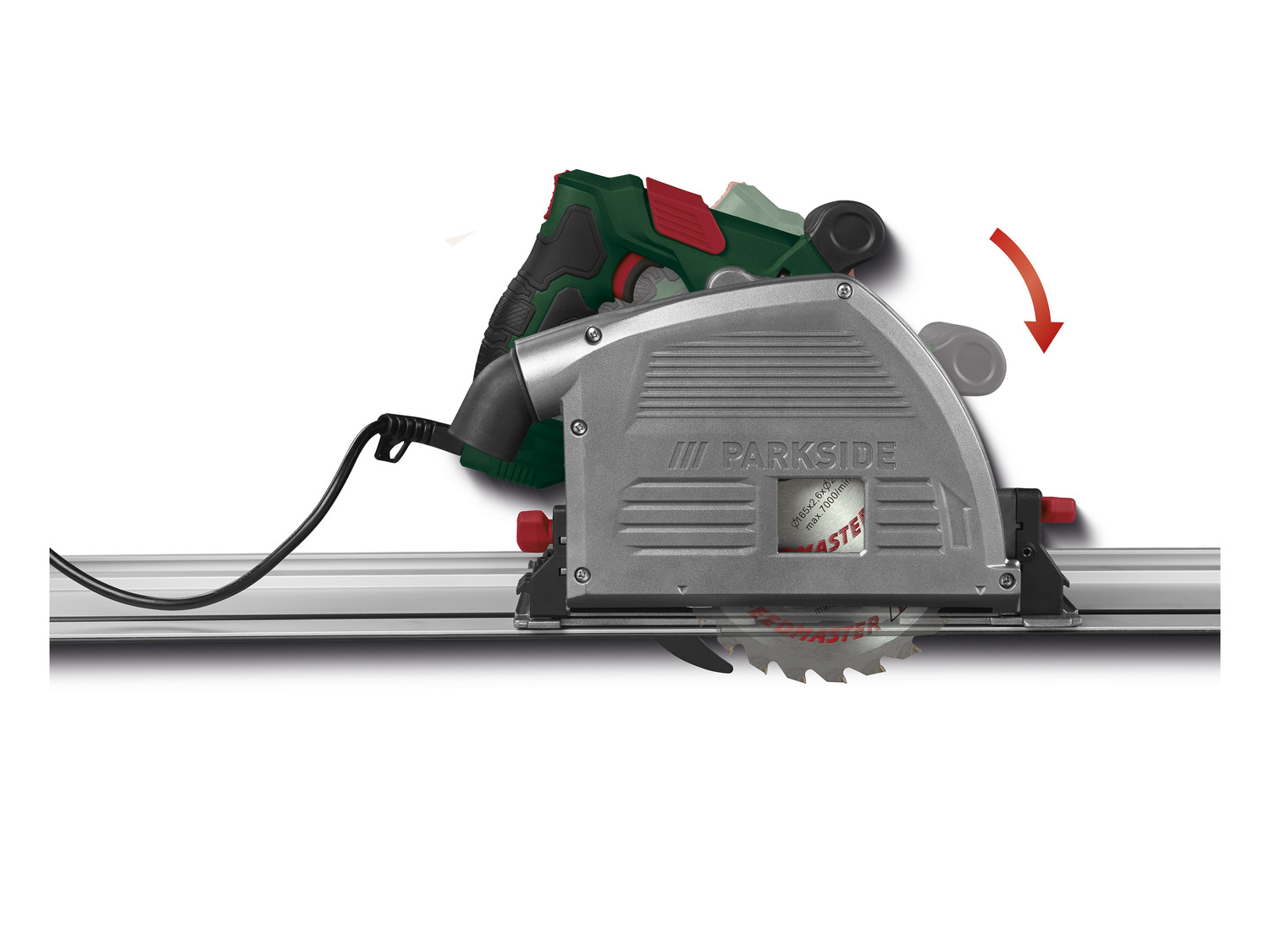 PARKSIDE® Scie plongeante avec rails de guidage » PTSS…