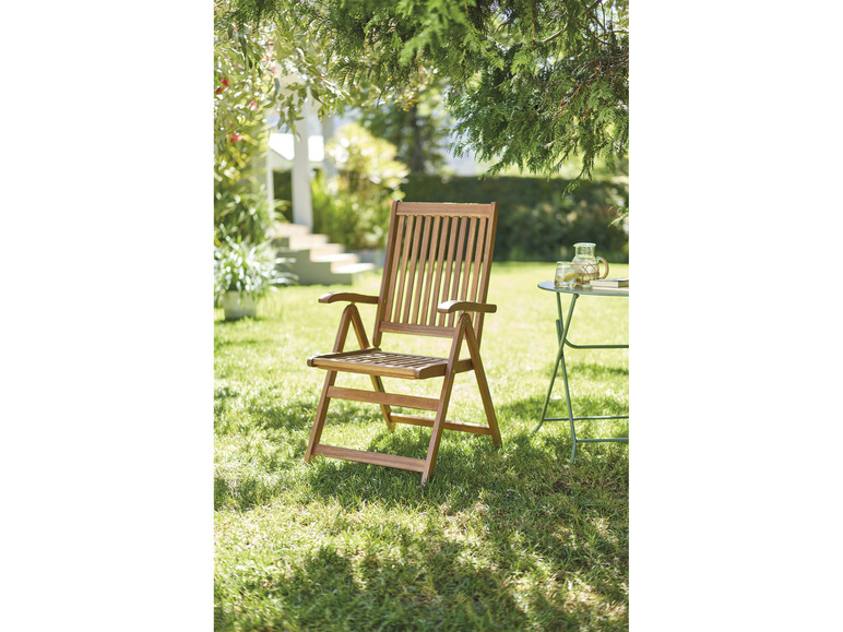 Aller en mode plein écran Chaise de jardin en acacia Sevilla - Photo 4