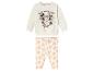 Mickey Mouse sweatshirt met hartjesprint en roze leggings met hartjesprint.