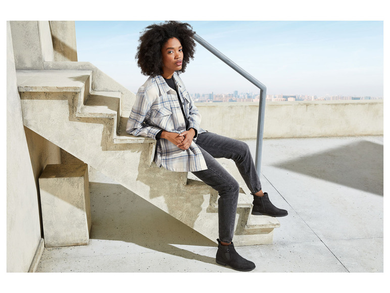 Aller en mode plein écran esmara® Pantalon molletonné au look denim - Photo 7