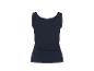 Dames basic marineblauwe tanktop, achterkant