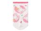 Chaussette blanche pour enfant avec cochons roses et cœurs