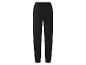 Pantalon de survêtement noir avec taille élastique et poignets côtelés