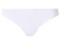 Witte hoog getailleerde string slip.
