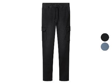 ESMARA MEN Jogging cargo en denim pour hommes