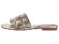 Goudkleurige Esmara slippers met kruiselende bandjes.