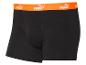 Boxers noirs Puma avec bande orange.