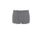 Caleçon boxer côtelé gris pour homme avec une ceinture gris foncé.